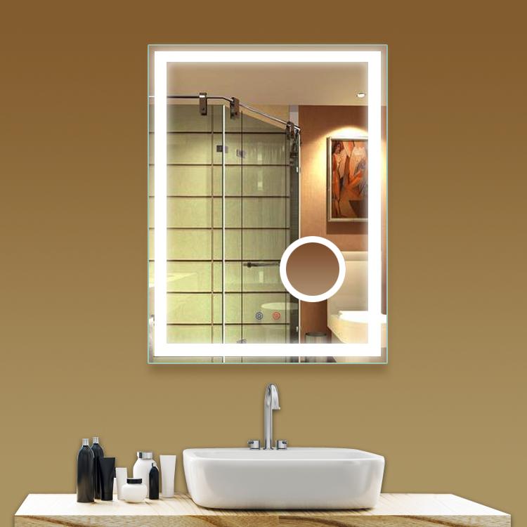 方形LED竖挂浴室梳妆镜-旺财28